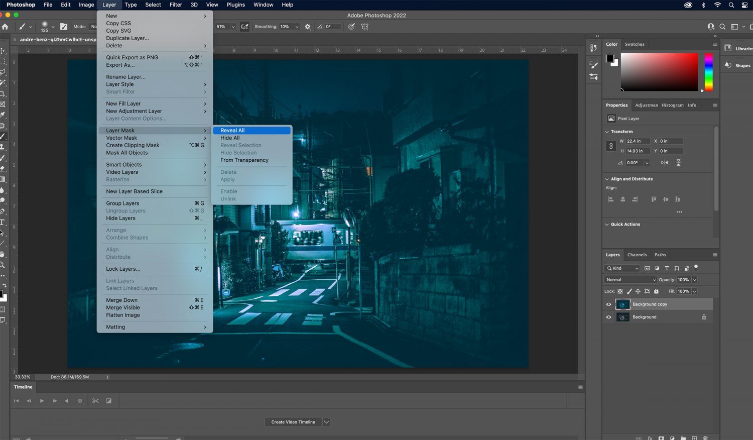 Creating a Noir Night Scene in PS and LR