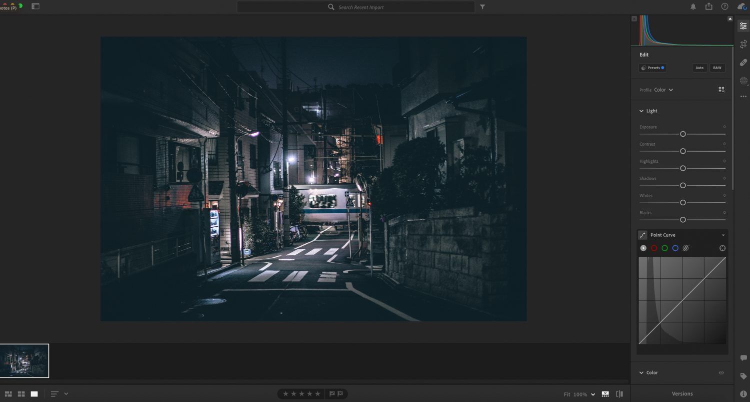 Creating a Noir Night Scene in PS and LR