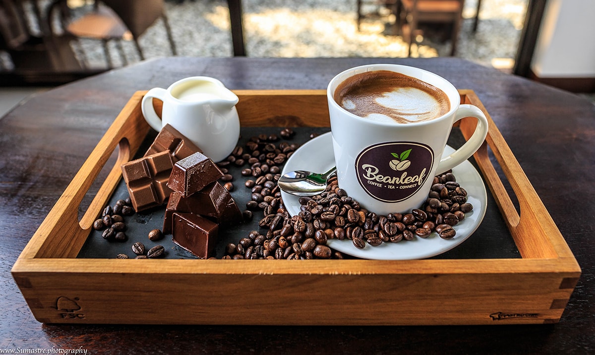 Caffè Mocha – Beanleaf Coffee and Tea – Food Photography