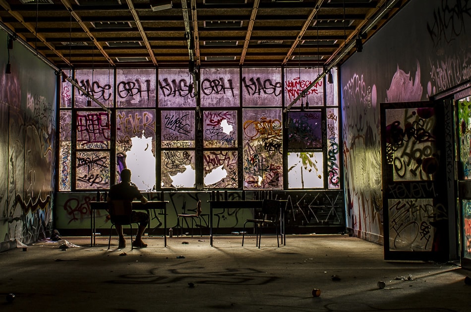 Abandoned Arts College Classroom