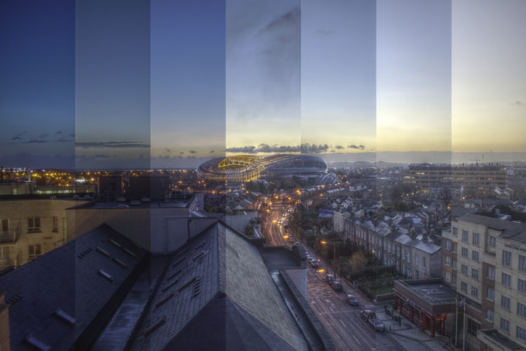 Aviva Stadium HDR time lapse