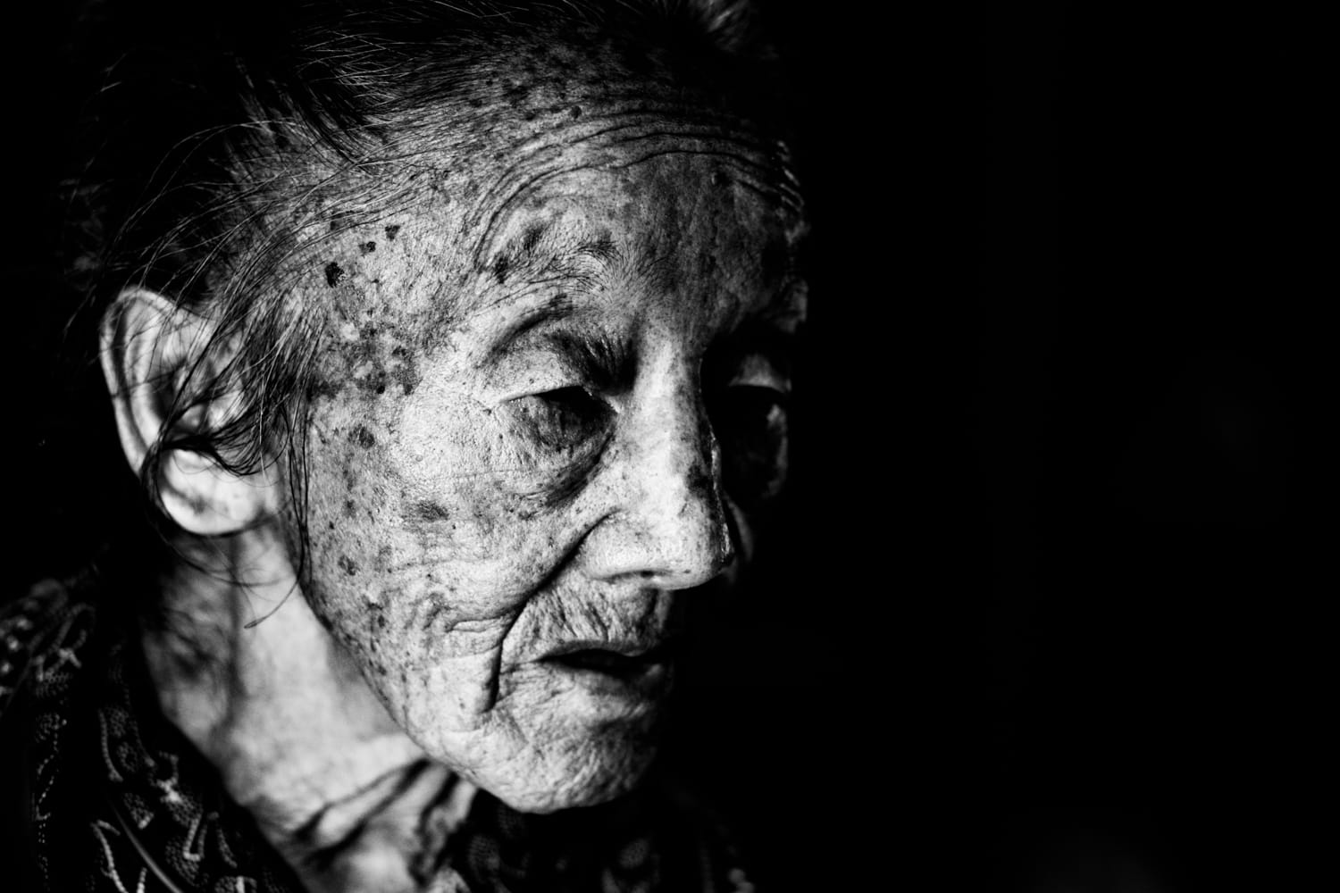 Old Hmong woman near Chiang Mai