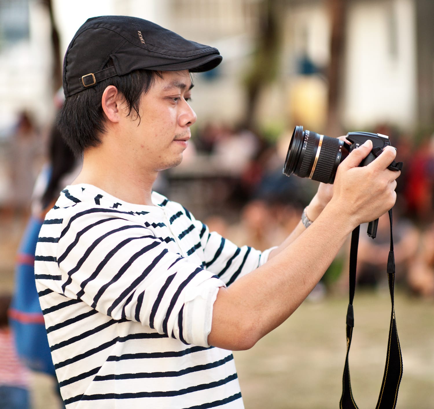 Photographer at an Outdoor Event