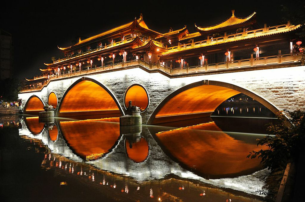 Anshun Bridge, Chengdu, China