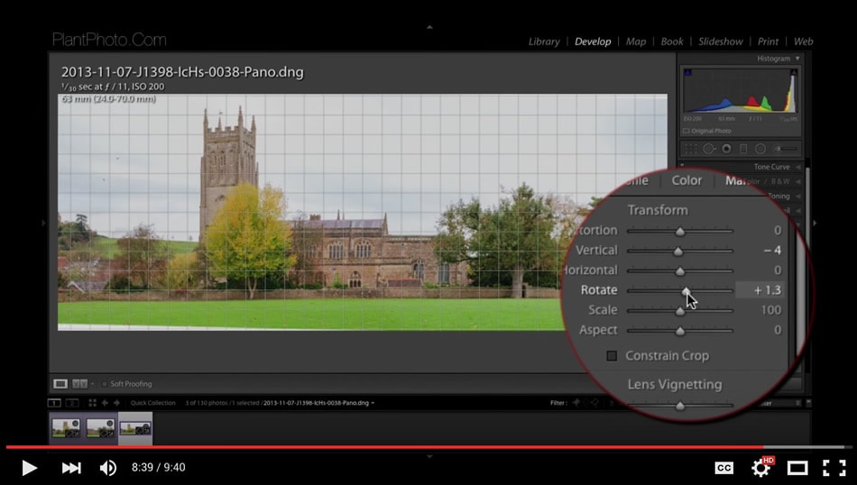 How To Use The Boundary Warp Tool in Lightroom - Video