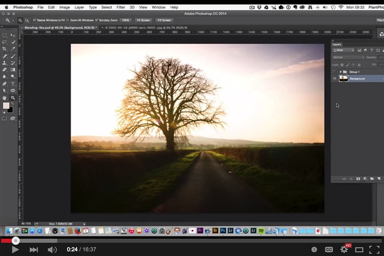 Compositing - Blending a New Sky in a Landscape Photograph