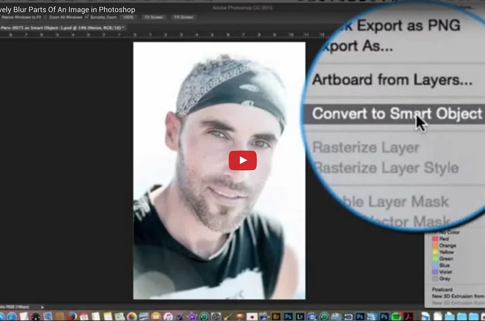 How To Creatively Blur Parts Of An Image In Adobe Photoshop