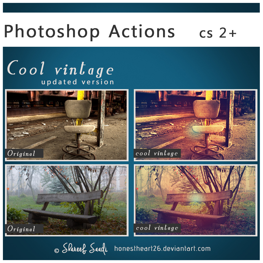 Cool Vintage Photoshop Actions