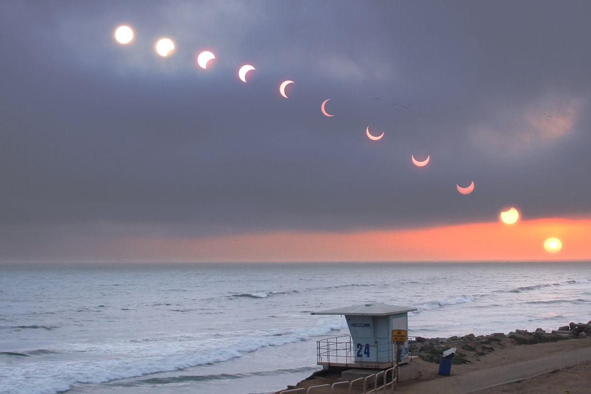 Sunset Beach Eclipse May 20th 2012