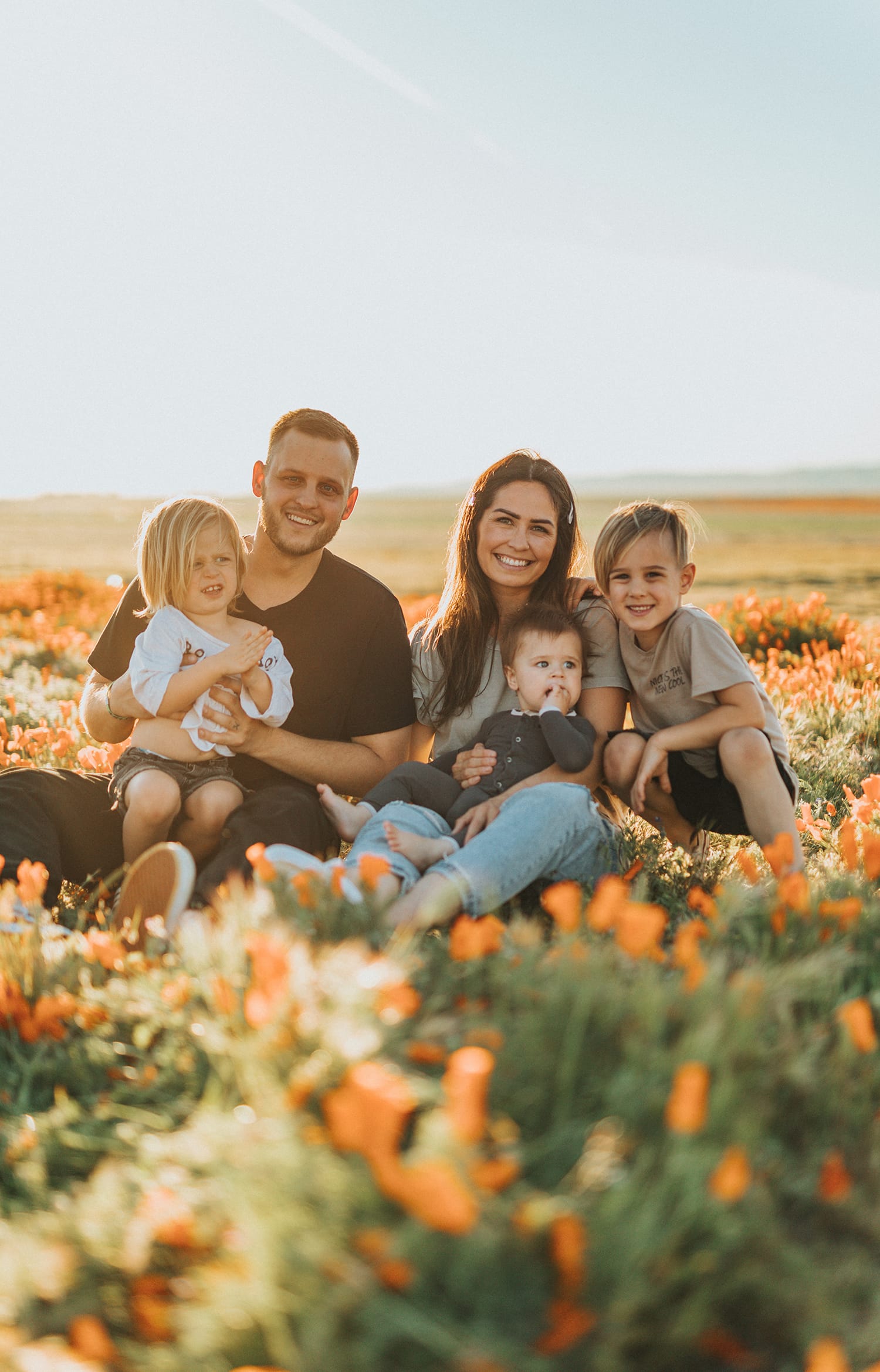 indoor family photo poses