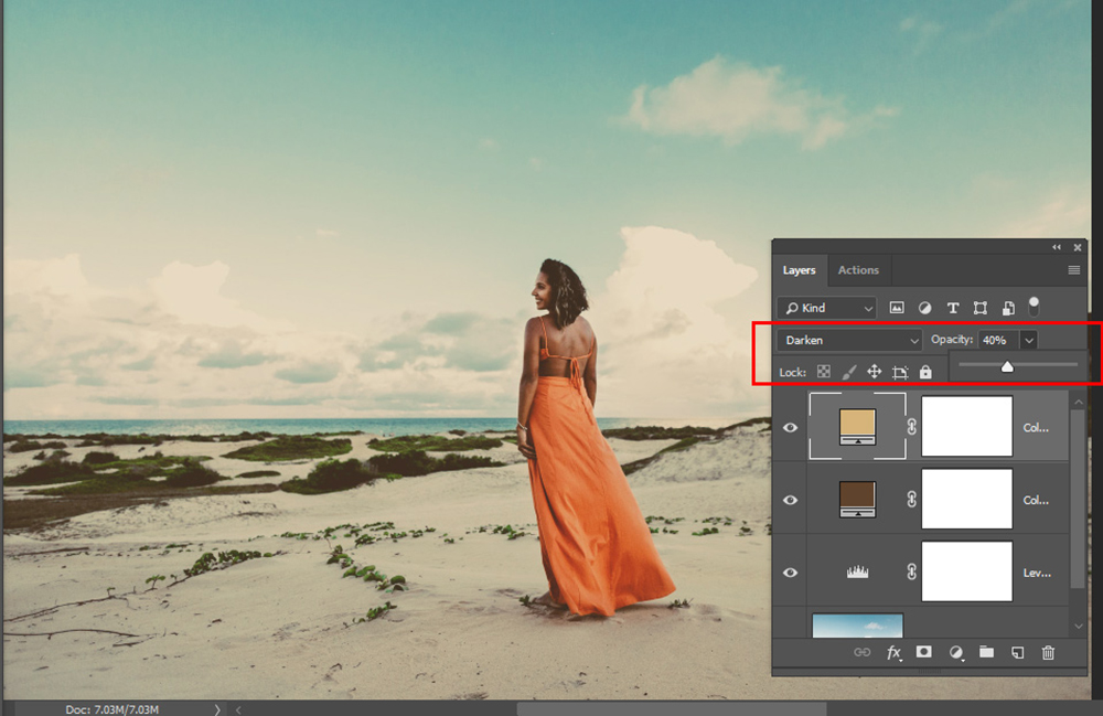 How to Transform an Image and Create a Vintage Look — Photoshop Tutorial