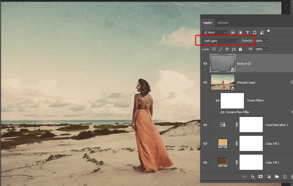 How to Transform an Image and Create a Vintage Look — Photoshop Tutorial