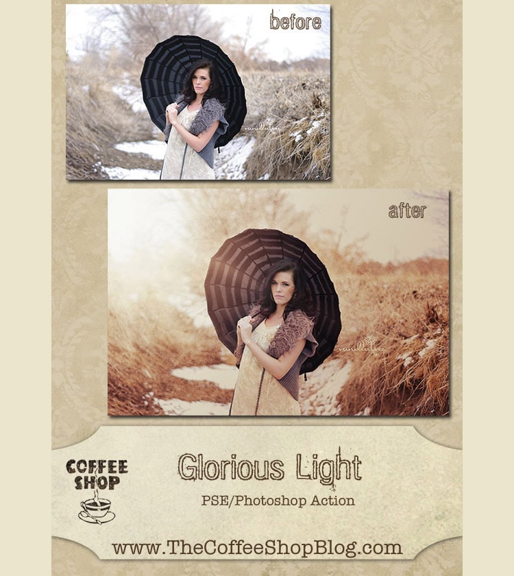 Glorious Light Photoshop Action