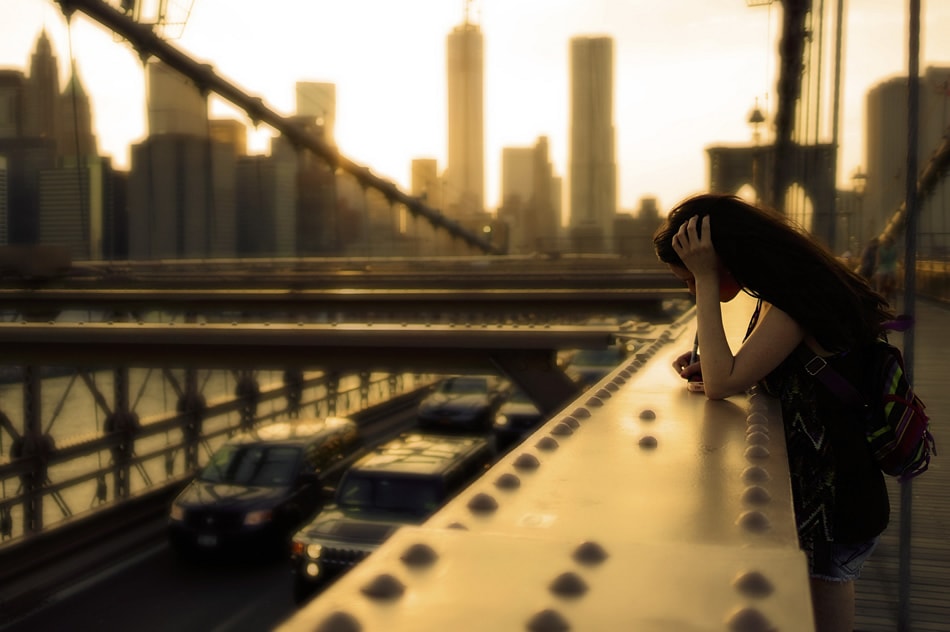 12 | 52 - Girl on the Brooklyn Bridge