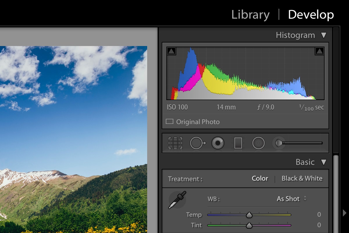 Lightroom Histogram