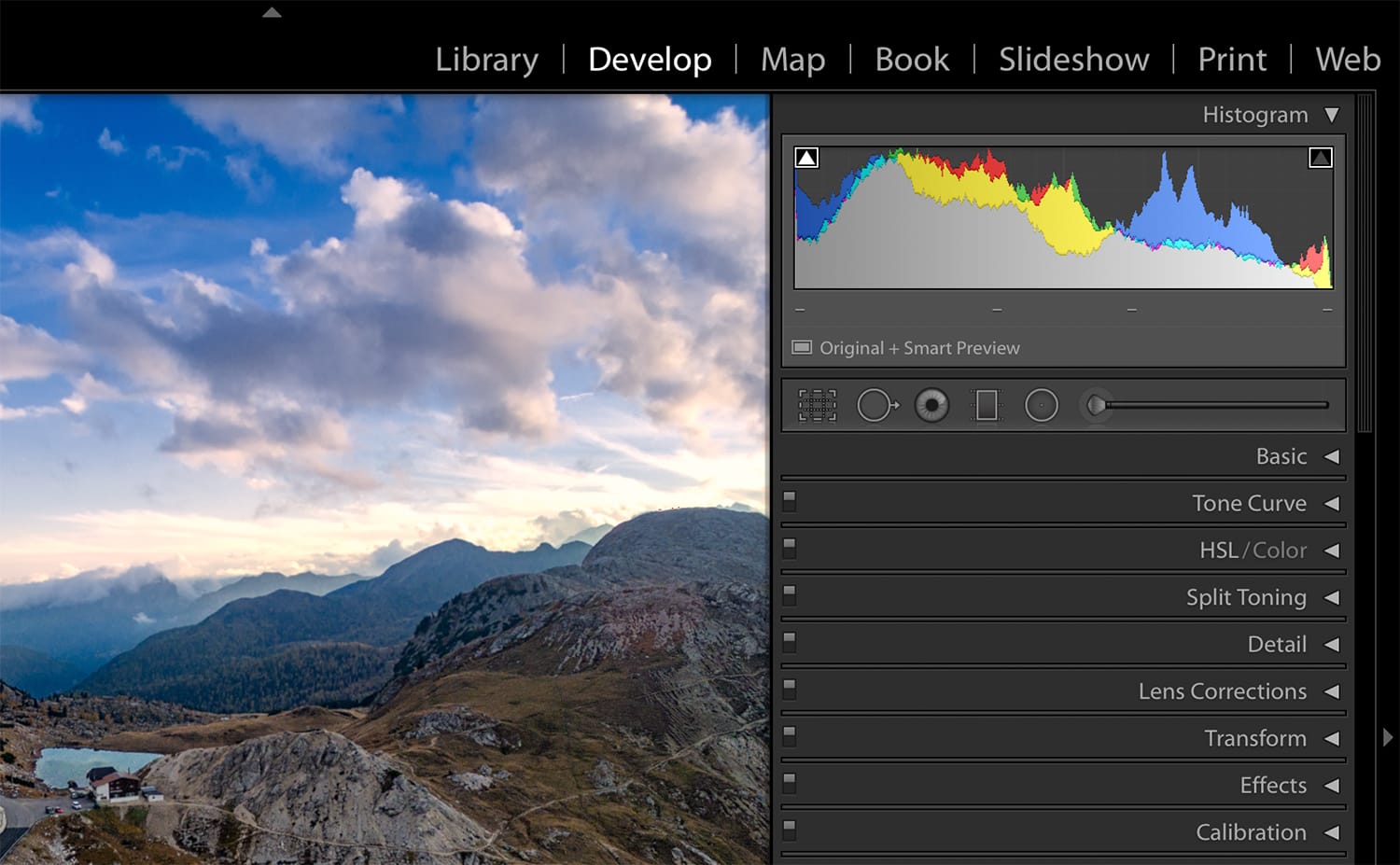 Lightroom Classic Histogram