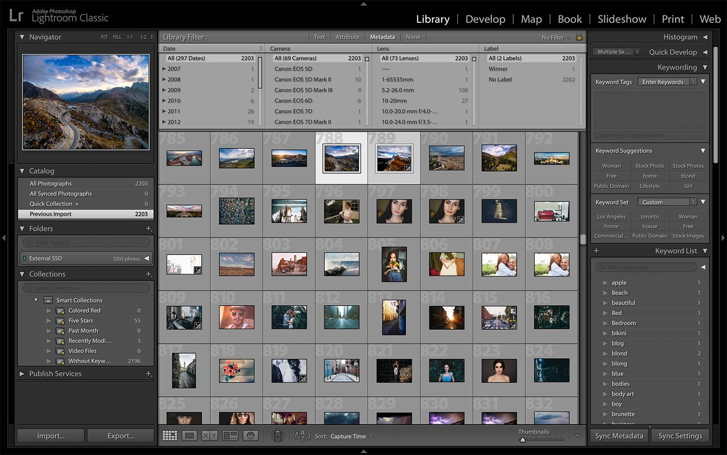 Lightroom Classic Library