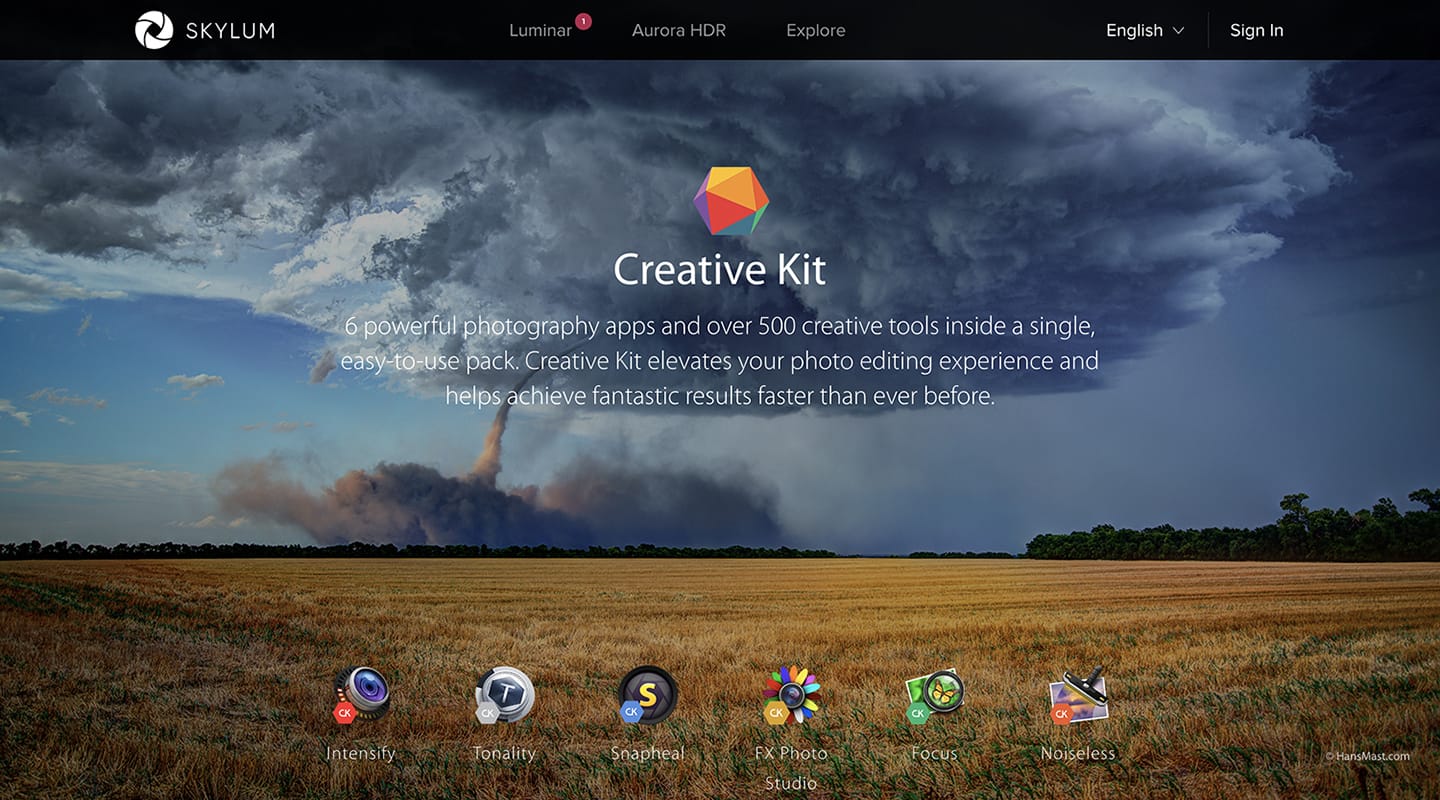 Skylum Creative Kit-Lightroom Classic Plugins voor Mac