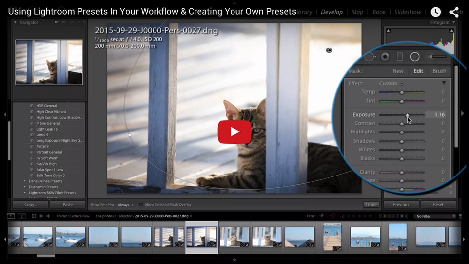 Using Lightroom Presets In Your Workflow & Creating Your Own Presets 