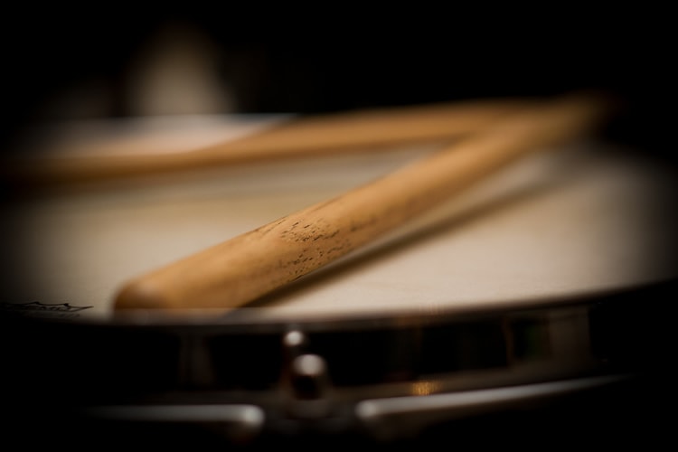 Drumsticks On Snare Drum