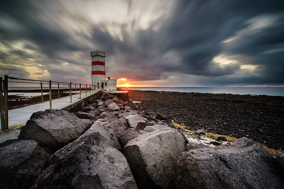 Garður Sunset