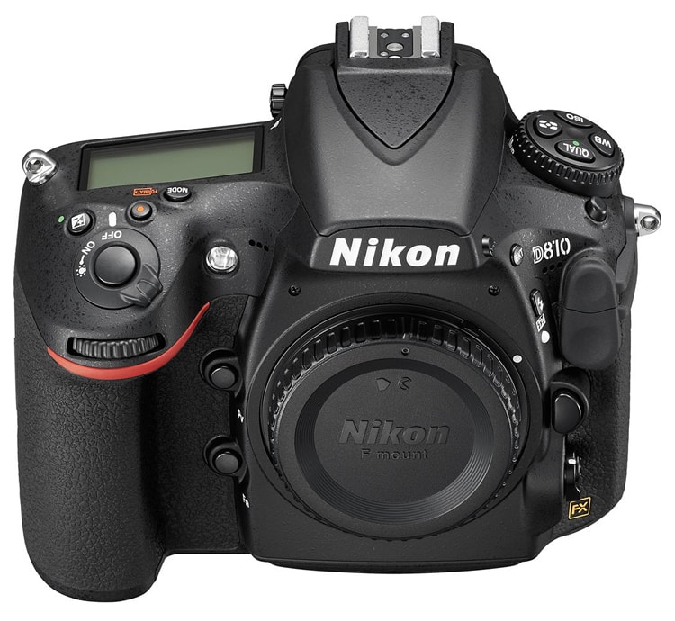 Nikon D810 - Top Slanted