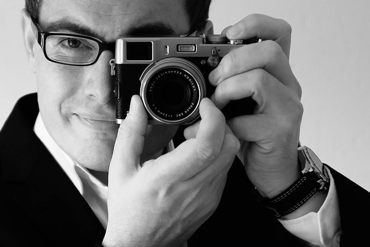 A Photographer's Portrait in Black & White