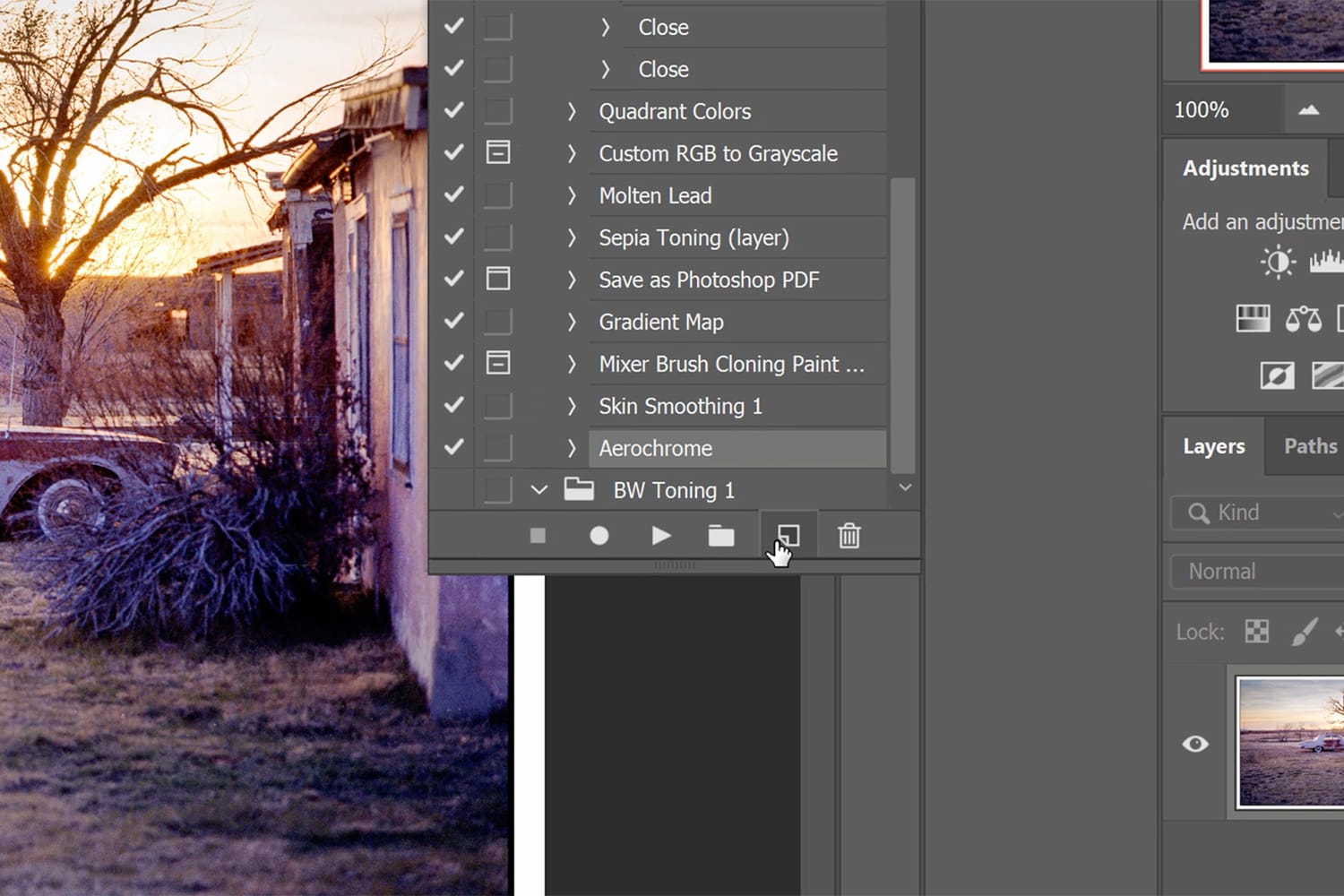 An Introduction to Photoshop Actions 