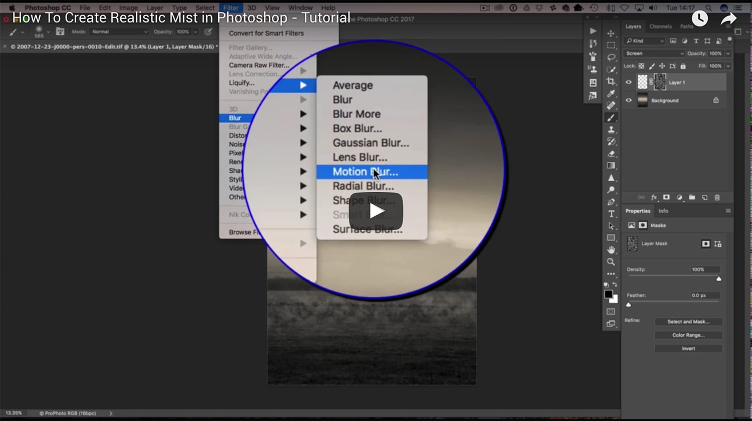 How To Create Realistic Mist in Photoshop