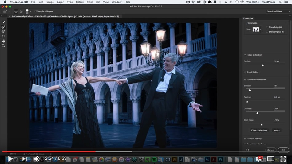 How To Refine Masking In Photoshop - Video Tutorial 