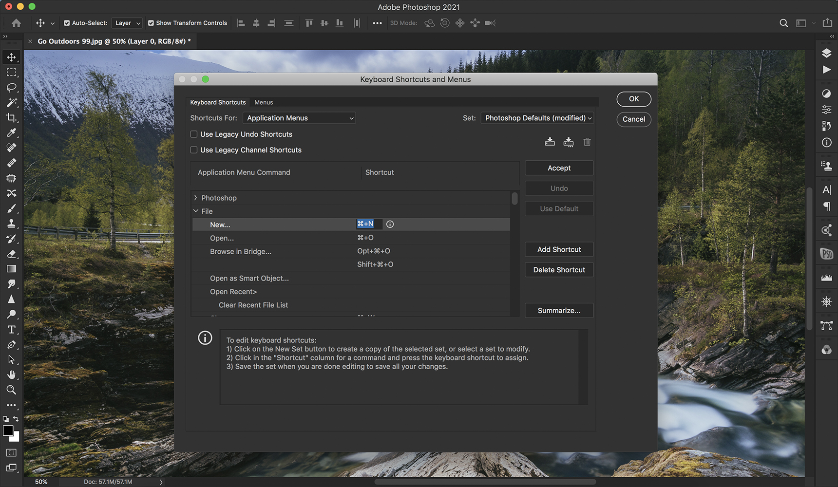 Keyboard Shortcuts Photoshop