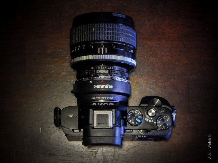 Nikkor Canon EF on Sony FE Mount