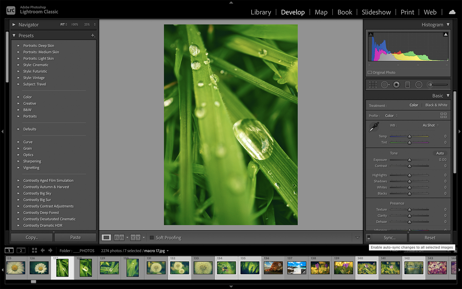 lightroom photo editing program