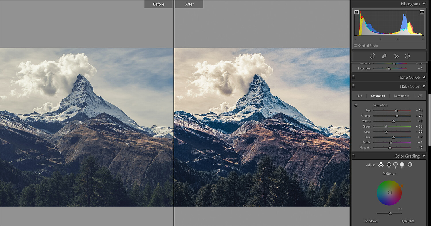 The Value of Lightroom Presets