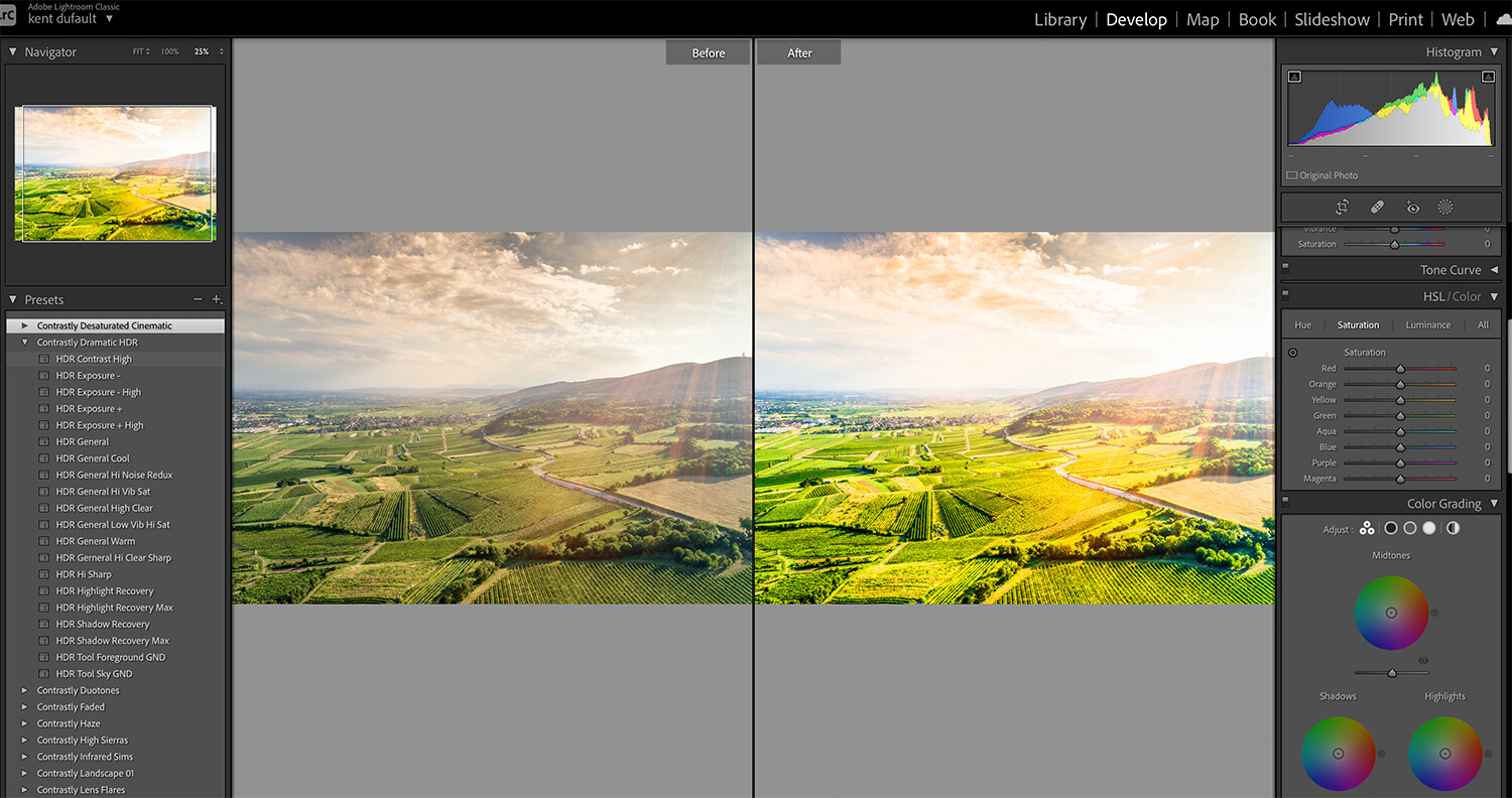 The Value of Lightroom Presets