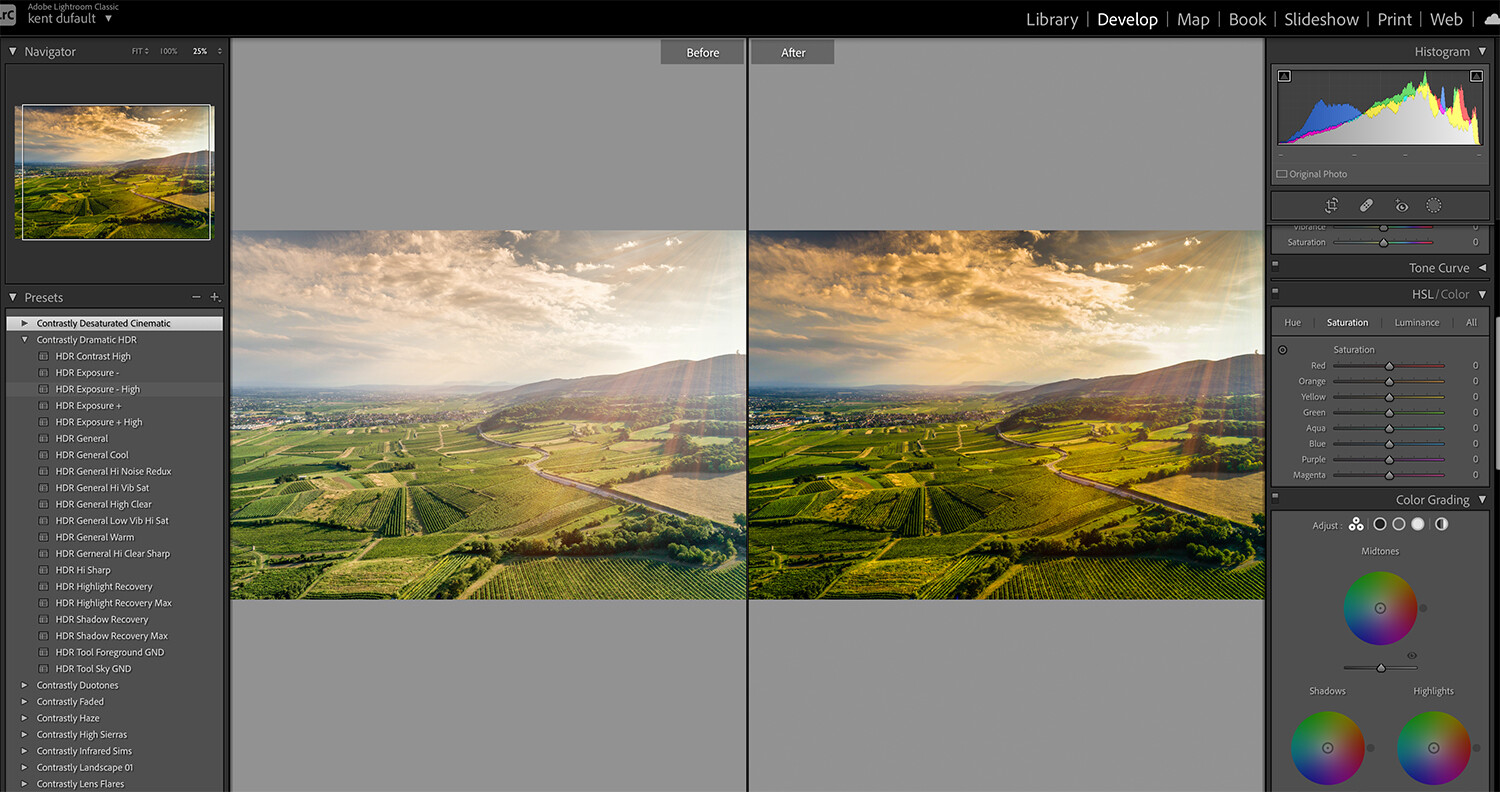 The Value of Lightroom Presets