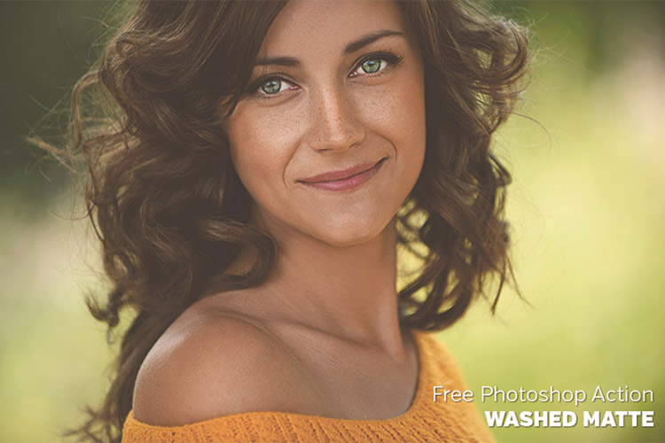 Washed Matte Photoshop Action