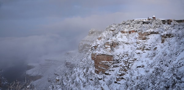 Grand Canyon National Park: Winter Storm Sunset 2756