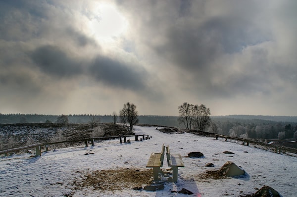 Brunsberg Gipfel im Winter