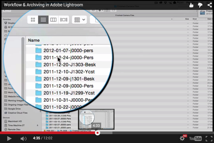 Workflow & Archiving in Adobe Lightroom - Video Tutorial